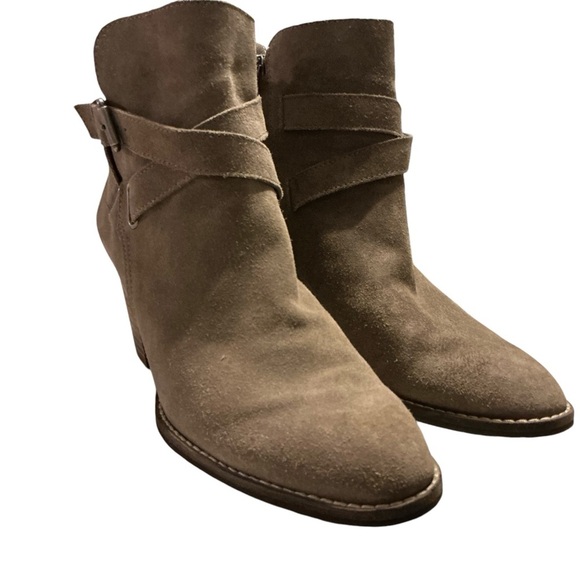 Sam Edelman gray suede ankle boots  size 10 - Picture 3 of 7